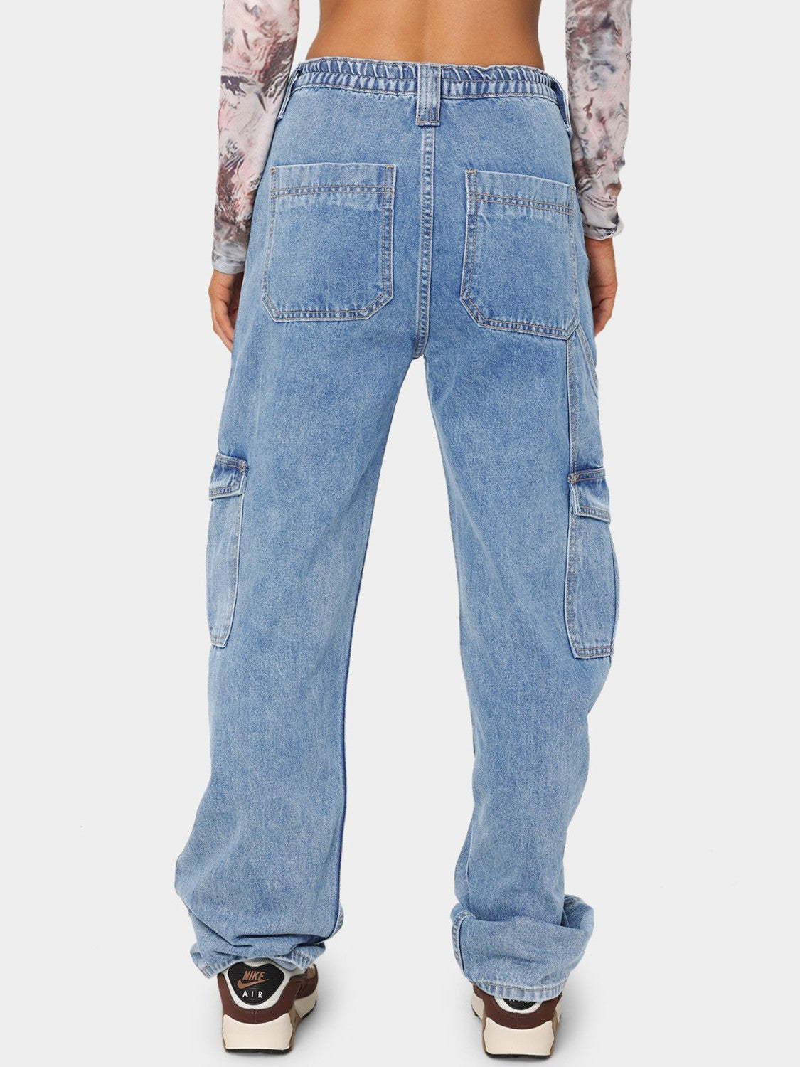 Straight Jeans with Pockets