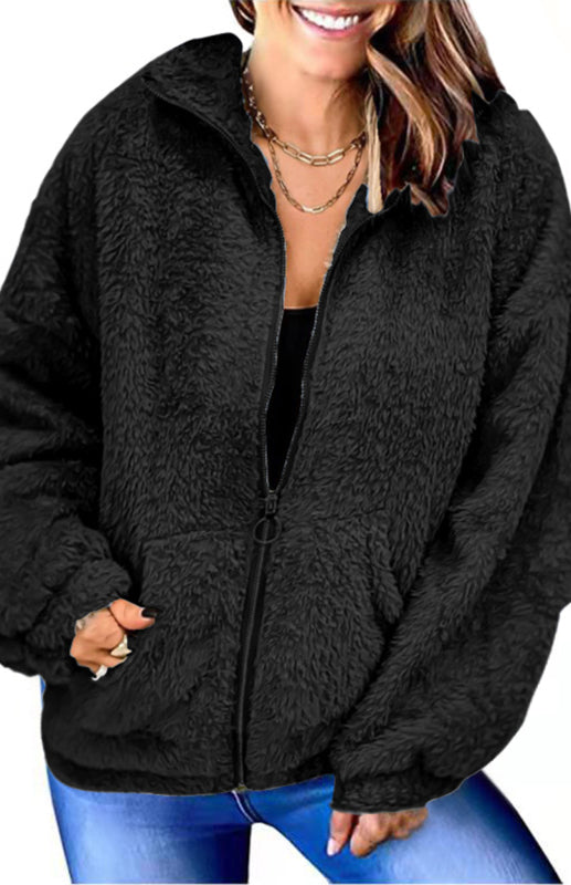 Women's Woolen Woolen Cardigan Coat