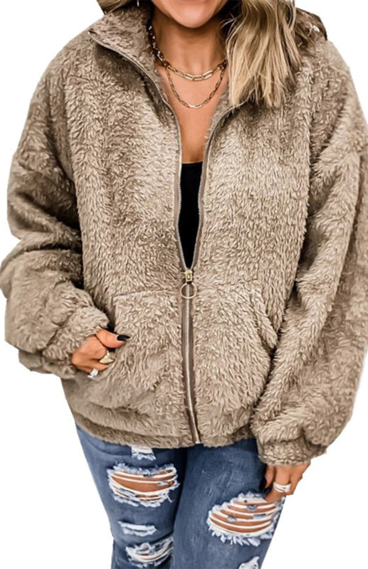 Women's Woolen Woolen Cardigan Coat