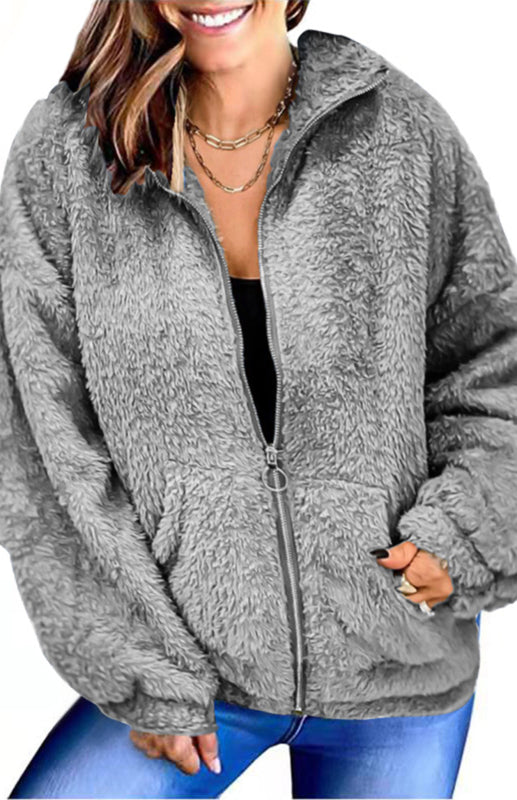 Women's Woolen Woolen Cardigan Coat