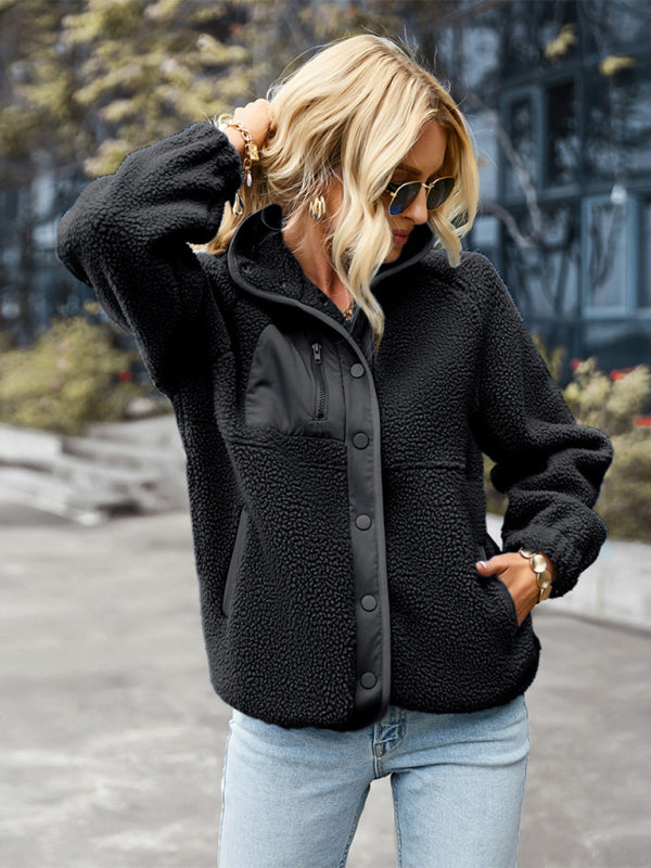 Women's Zipper Long -Sleeved Wild Leisure Jacket